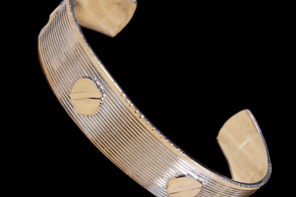Heavy Sterling Cuff Industrial