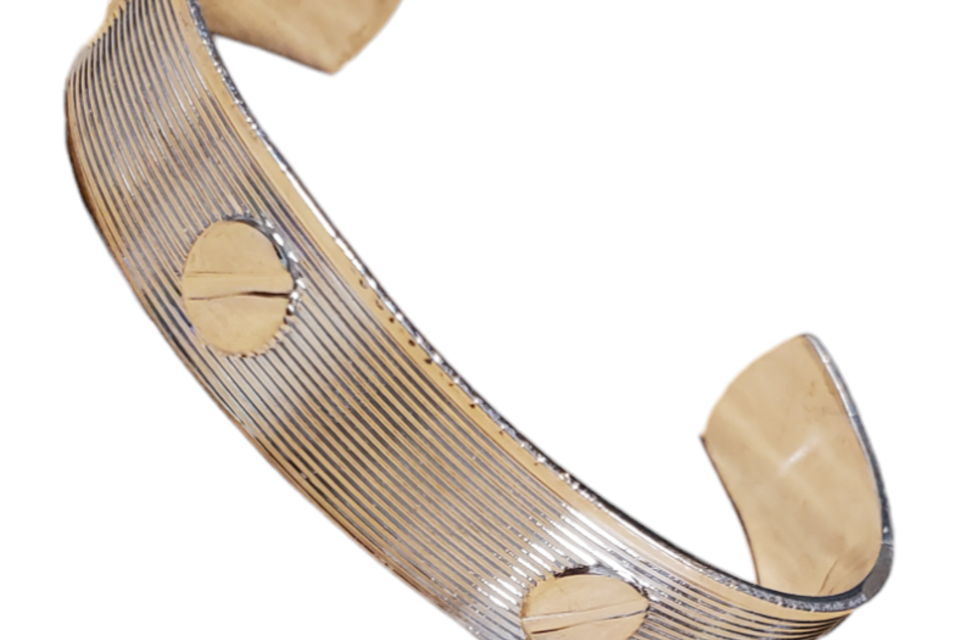 Heavy Sterling Cuff Industrial
